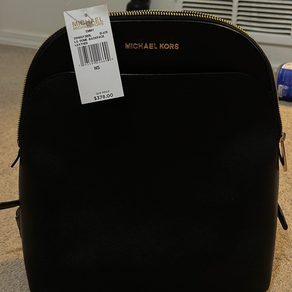 Michael Kors Elegant Black Backpack - Picture 1 of 4